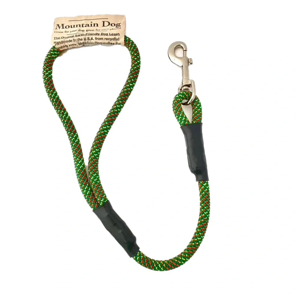 Green Rope Dog Leash - Eco-Friendly Durable Lead